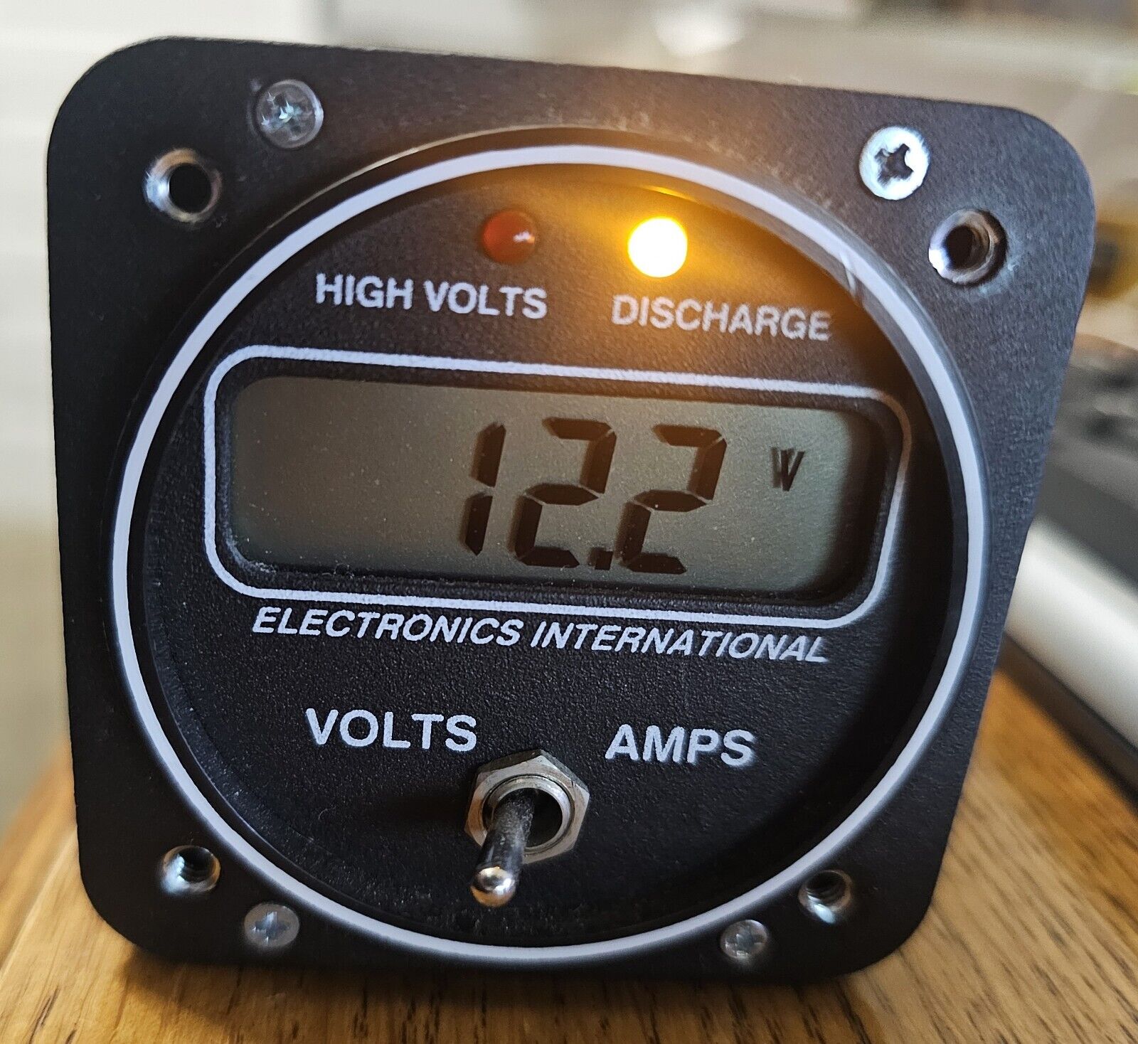 Electronics International Voltage & Amp Meter w/ Internal Shunt Model # VA-1A