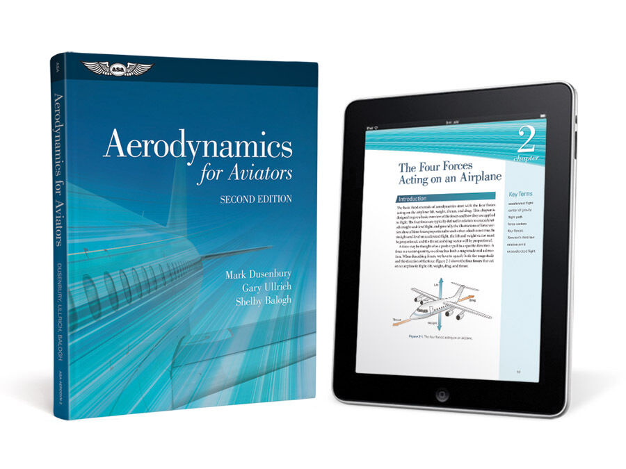 ASA Aerodynamics for Aviators Bundle Softcover Book + eBook [ASA-AERODYN-2-2D]