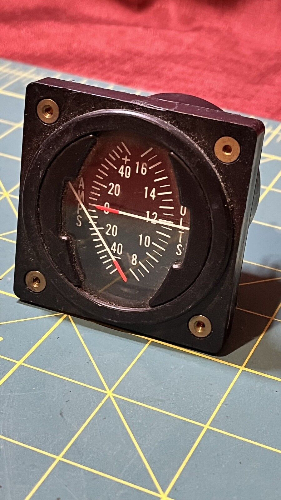 Aircraft Westach Ammeter Voltmeter