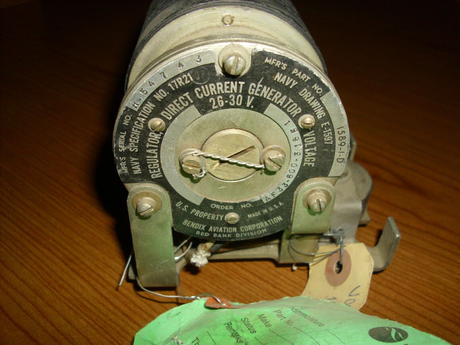 Bendix Voltage Regulator 1589-1-D