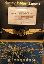 Vintage Jeppesen Airway Manual Express U.S. Low Altitude Enroute Charts 1998 picture