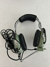 DAVID CLARK H10-40 AVIATION PILOT HEADSET Microphone Dual Plug Noise Cancel picture