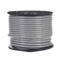 Campbell Chain 7000897 Vinyl Coated Aircraft Cable 200ft 1/4
