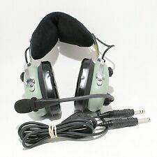 David Clark H10-13S Stereo Headset Good Condition Dual Plug - 12507G-44 picture