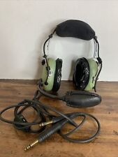 David Clark H10-13S Stereo Aviation Pilot Headset Dual Plug Great Condition picture