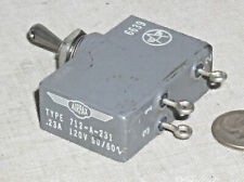 AIRPAX 712-A231 MILITARY MIL SPEC AIRCRAFT CIRCUIT BREAKER TOGGLE SWITCH.23A USA picture