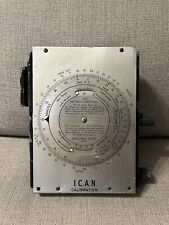 Vintage ICAN Calibration Dalton Dead Reckoning Pilot Navigation Computer RCAF picture
