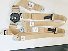 AMSAFE TAN 4 POINT ADJUSTABLE SEATBELT HARNESS P/N 5053-1-011-8176 picture