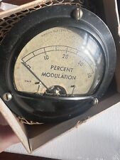 NOS Marion Electrical HM-3 Aviation Aircraft Percent Modulation Meter picture