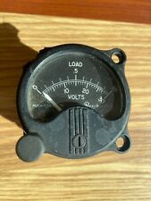 Beechcraft dual ammeter voltmeter, 2 1/4” hole, vintage, aviation picture