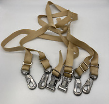 2 Vintage Tie Down Cargo Straps Aircraft Cessna Beech Craft Mooney Piper Cirrus picture