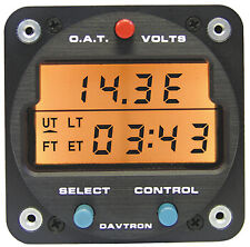 Davtron M803 Digital Clock Chronometer, O.A.T., Voltage Gauge | 14V Orange Light picture