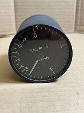 Vintage Kollsman Aviation Fuel Flow Indicator Gauge Type A-20 Synchro Style picture