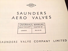 Saunders Non Return Valve 108AR04 Overhaul Manual picture