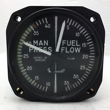 Beechcraft Manifold Pressure & Fuel Flow Indicator P/N 36-380073-3 (651035-0110) picture