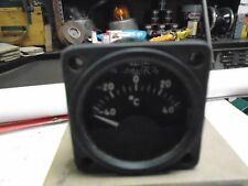Vintage Thomas Edison p/n 200-1a9k Temperature Indicator Aircraft Gauge 24 volt picture