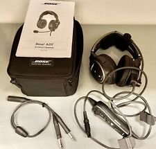 Bose A20 Aviation Headset with Bluetooth & 6 Pin Cable (Included G/A Adaptor). picture