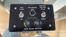 VINTAGE AIRCRAFT FERRANTI CONTROL PANEL ST REF No- 9/4816 SERIAL 632/65 USA MADE picture