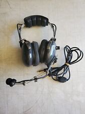 Great Condition AVCOMM AC-200PNR Passive Aviation Headset Dual Plug  picture