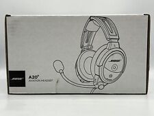 Bose A20 324843-3020 Aviation  Headset with Dual Cable Black Factory Sealed picture