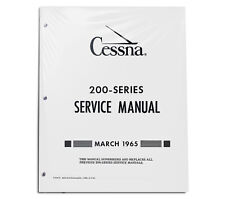 1960-65 CESSNA 205, 206, 210 Service Repair Maintenance Aircraft Manual picture