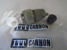 1 EA NOS ITT CANNON 2 PIN ELECTRICAL PLUG CONNECTOR  P/N: MS3106R18-3S picture