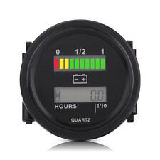 12V/24V/36V/48V/72V LED Digital Battery Indicator Gauge & Hour Meter For  picture