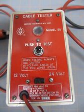 1973 AIRCRAFT MAGNETO SPARK PLUG HI VOLTAGE CABLE TESTER EASTERN ELECTRONICS E5 picture