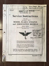 Kinner R-440-1 Aircraft Engine Service Manual picture