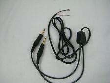 General Aviation Replacement Comm Cable Cord Twin Plug Audio Mic 5 conductor picture