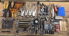 Huge Lot Of Aircraft Sheetmetal Hand Tools Hilok Ratchet Collar Pliers Wrenches picture