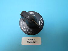 Grimes A-4600 Aircraft Instrument Light Rheostat Variable Resistor New Surplus picture