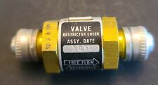 Vintage 1964 New/Old Stock Crissair Restrictor Check Valve 6F-1910-3 1500 PSI picture