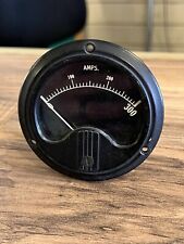 WESTINGHOUSE TYPE E-1 AMMETER INDICATOR 0-300 AMPS - U.S. ARMY VINTAGE GAUGE picture