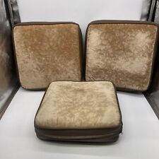 Vintage Airplane Cessna Seat Cushions Tan Some Spots picture