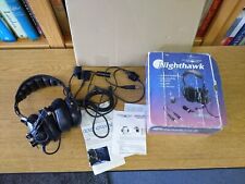 Flightcom Nighthawk 4DLX Classic Aviation Communications Headset W/Box Extras picture