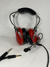 AVCOMM Youth Aviation Headset Red AC-250PNR dual plug equipment child picture