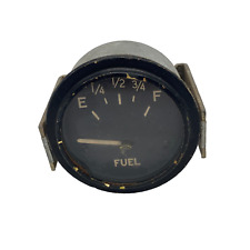 Vintage Aircraft Fuel gauge 24 VDC Piper Cessna Beechcraft Steampunk 1962 picture
