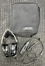 Bose Aviation Headset X - AHX 32-01 with Dual Plugs and carrying case **TESTED** picture