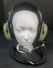 Vintage David Clark H10-36 Headset PARTS ONLY Mic Does Not Work picture