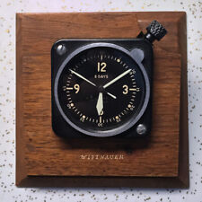 Longines Wittnauer LeCoultre Made 7 Jewel Cal 201M A-7 Desk Aircraft Clock #2 picture