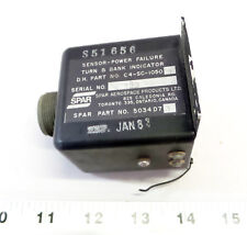 Vintage Spar Aerospace C4-SC-1050-7 Power Sensor Failure Turn & Bank Indicator picture