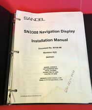 2001 Sandel SN3308 Navigation Display Installation Manual 90109-IM Revision G(2) picture