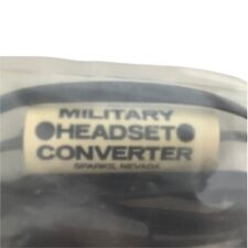 NOS Audio Com Electronics Military Headset Converter Sparks Nevada Aviation  picture