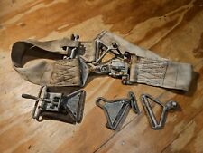 Vintage Aircraft Military Seat Belt Parts picture