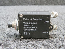 W23-X1001-5 (Alt: S1232-5) Potter and Brumfield Breaker Switch (Amps: 5) (NOS) picture