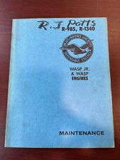P&W Aircraft: R-985, R-1340 (Wasp Jr. & Wasp Engines) Maintenance Catalog picture