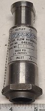 STERER ENGINEERING 648301 REGULATOR FLOW HYDRAULIC 3000 PSI   ASSY DATE 2-Q-89 picture