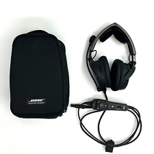 Bose A20 Aviation Headset Bluetooth 6-Pin Lemo Cable & Case GREAT picture