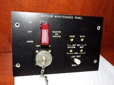 SATCOM Maintenance Panel w/ Red Master Switch picture